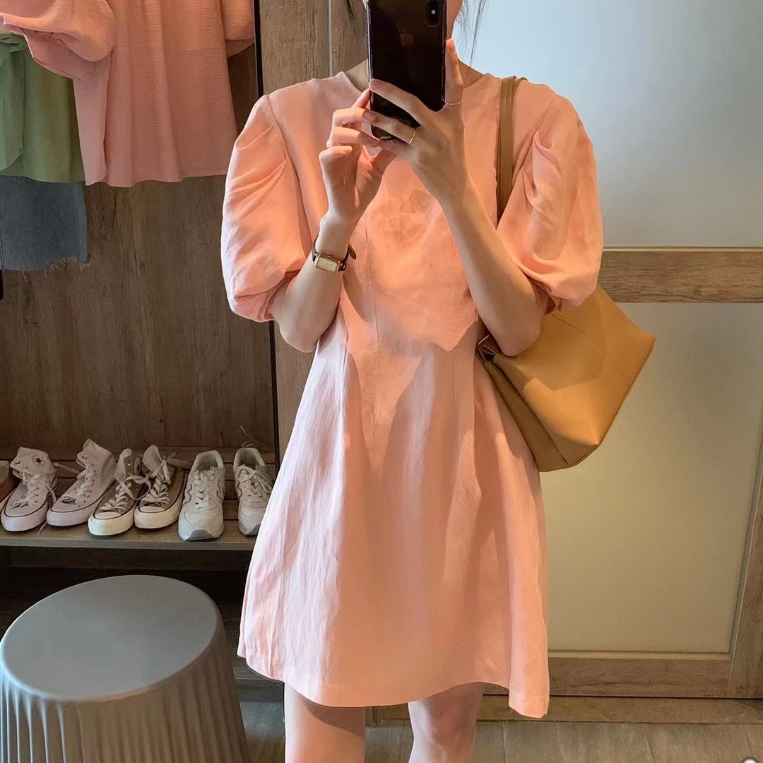 Sweet Colour New Puff Sleeve Loose Mini Casual Women' Casual Vestido Clothes
Sweet Colour New Puff Sleeve Loose Mini Casual Women' Casual Vestido Clothes