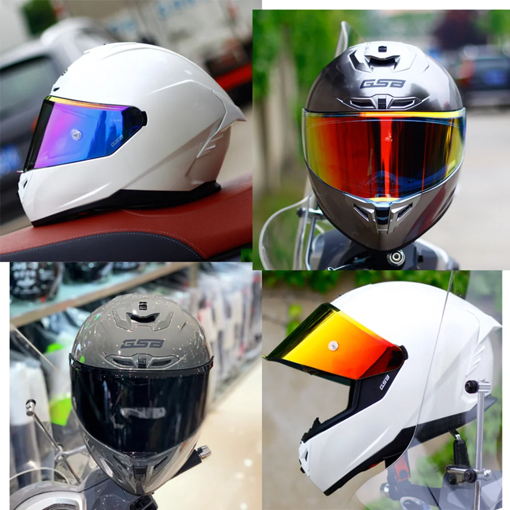 GSB Helmet Motorcycle Full Face Cascos Para Moto ABS Material Motorbike Motocross Helmet Casco Moto With Removeable Linner
GSB Helmet Motorcycle Full Face Cascos Para Moto ABS Material Motorbike Motocross Helmet Casco Moto With Removeable Linner