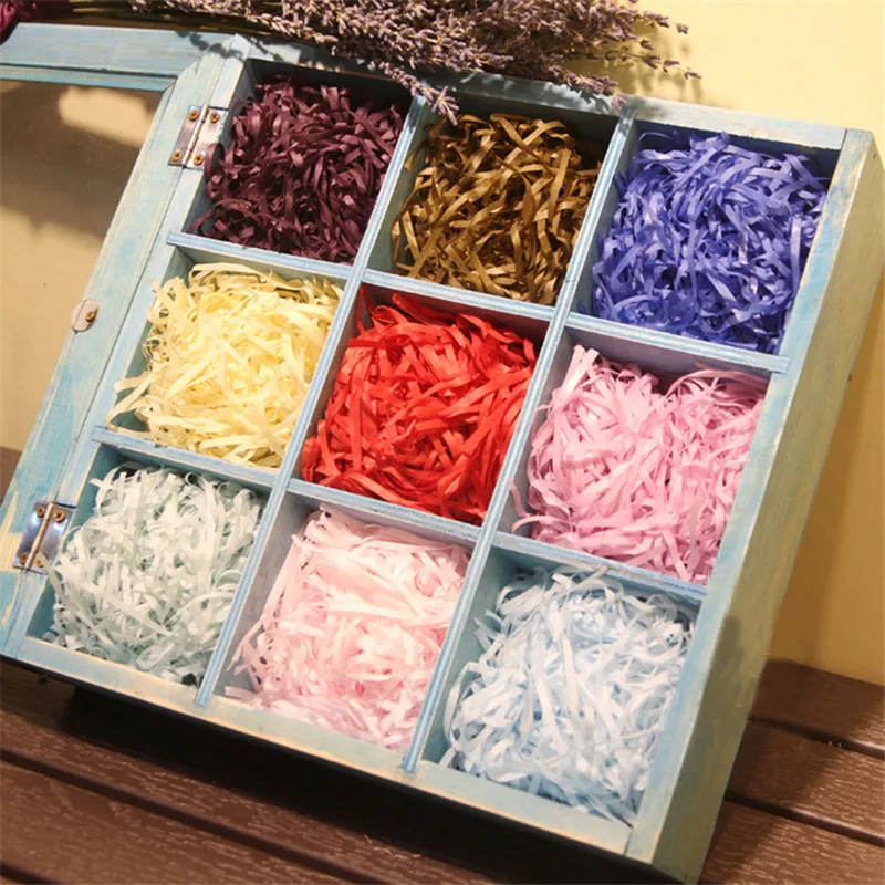 20g/pack Shreded Paper Raffia Filling Gift Box Material Colorful Confetti Crafts Paper Decoration DIY Party Decor Handmade Craft
20g/pack Shreded Paper Raffia Filling Gift Box Material Colorful Confetti Crafts Paper Decoration DIY Party Decor Handmade Craft