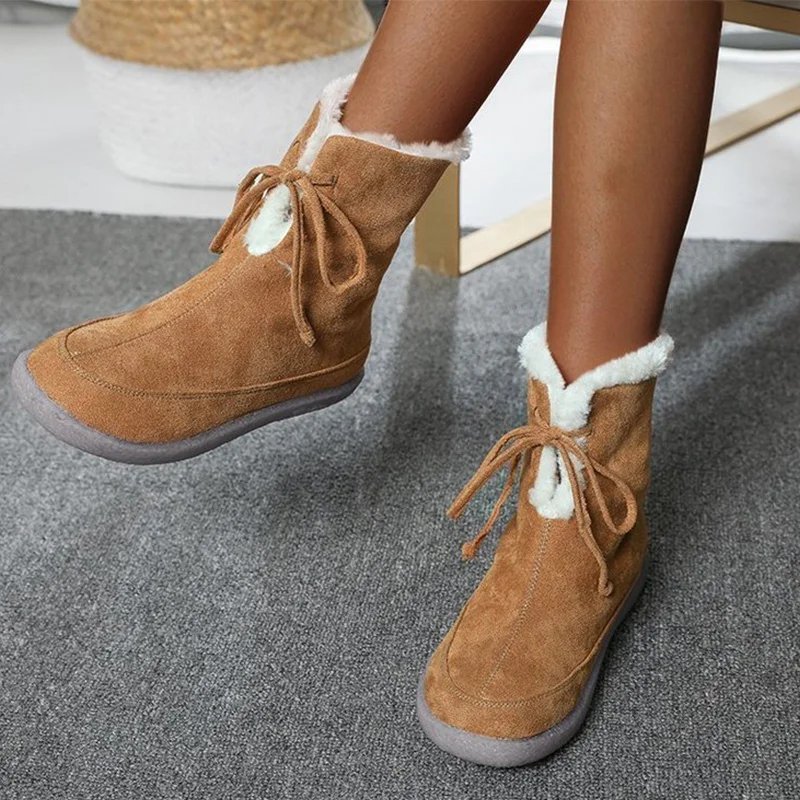 Women Snow Boots Winter Warm Plush Boots Woman Ankle Boots Ladies Flats Female Fashion Comfort Shoes Women's Casual Footwear
Women Snow Boots Winter Warm Plush Boots Woman Ankle Boots Ladies Flats Female Fashion Comfort Shoes Women's Casual Footwear