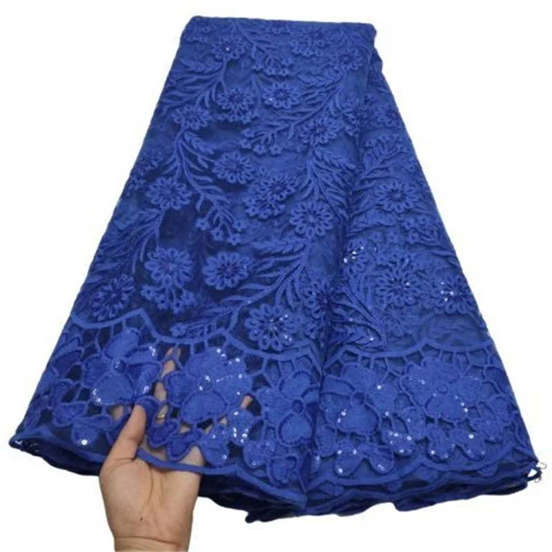 Royal Blue Nigerian Mesh Net Lace Fabric African Sequins Lace Fabric High Quality French Mesh Tulle Lace Fabric with Sequins
Royal Blue Nigerian Mesh Net Lace Fabric African Sequins Lace Fabric High Quality French Mesh Tulle Lace Fabric with Sequins