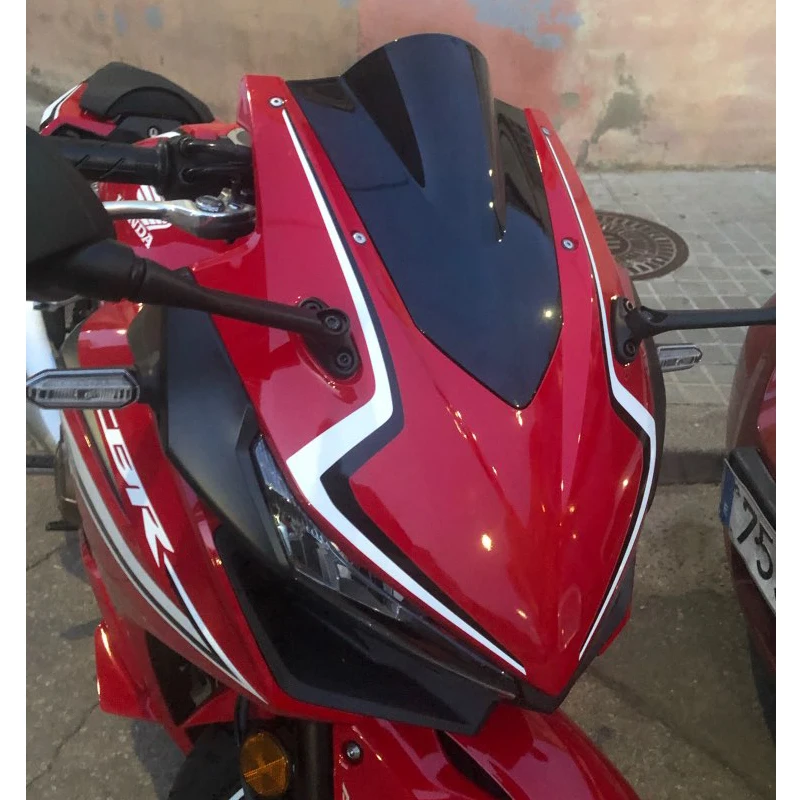 Ветровое стекло для мотоцикла с двойными пузырьками 2019 2020 Honda CBR500R CBR400R CBR 500 400 R