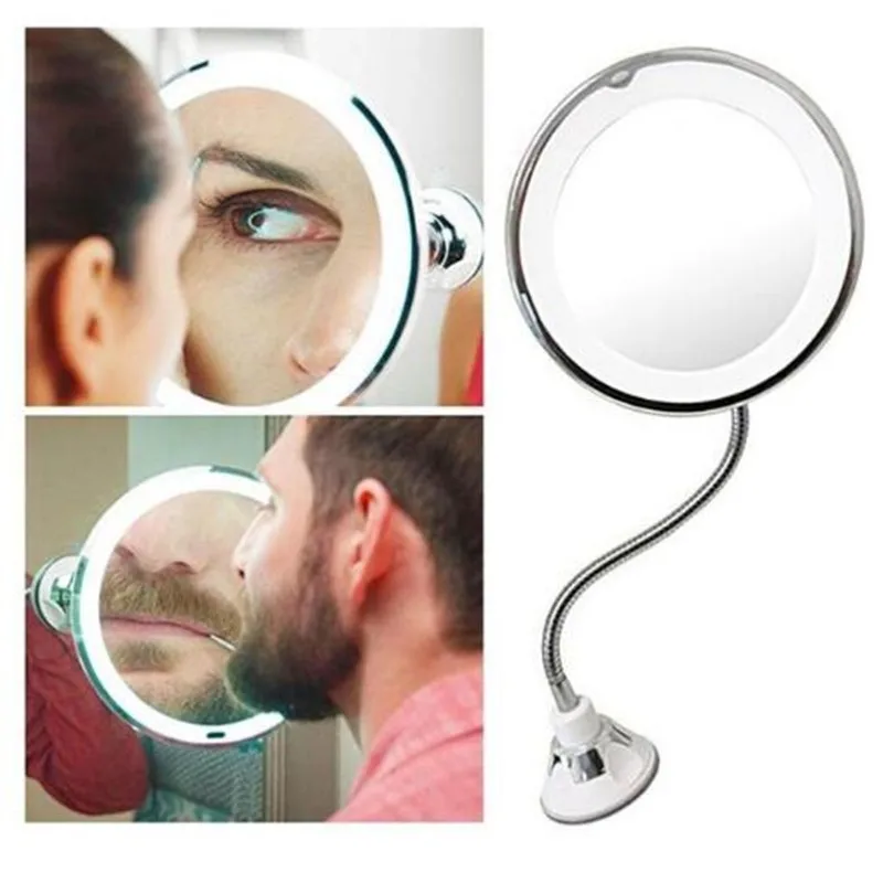 Makeup Vanity Mirror With 10X Magnifying LED Lights Mirror Cosmetic Night Light in dressing table for lady
Makeup Vanity Mirror With 10X Magnifying LED Lights Mirror Cosmetic Night Light in dressing table for lady