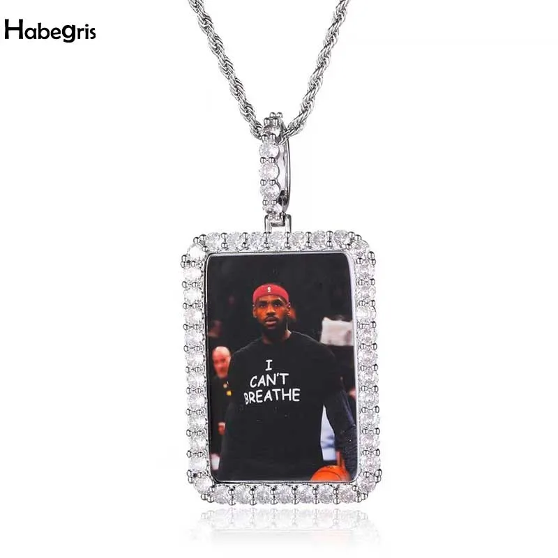 Custom Made Photo Small Square Medallions Cubic Zircon Pendant&Necklace With 4mm Tennis chain Hip Hop Jewelry For Men Women
Custom Made Photo Small Square Medallions Cubic Zircon Pendant&Necklace With 4mm Tennis chain Hip Hop Jewelry For Men Women