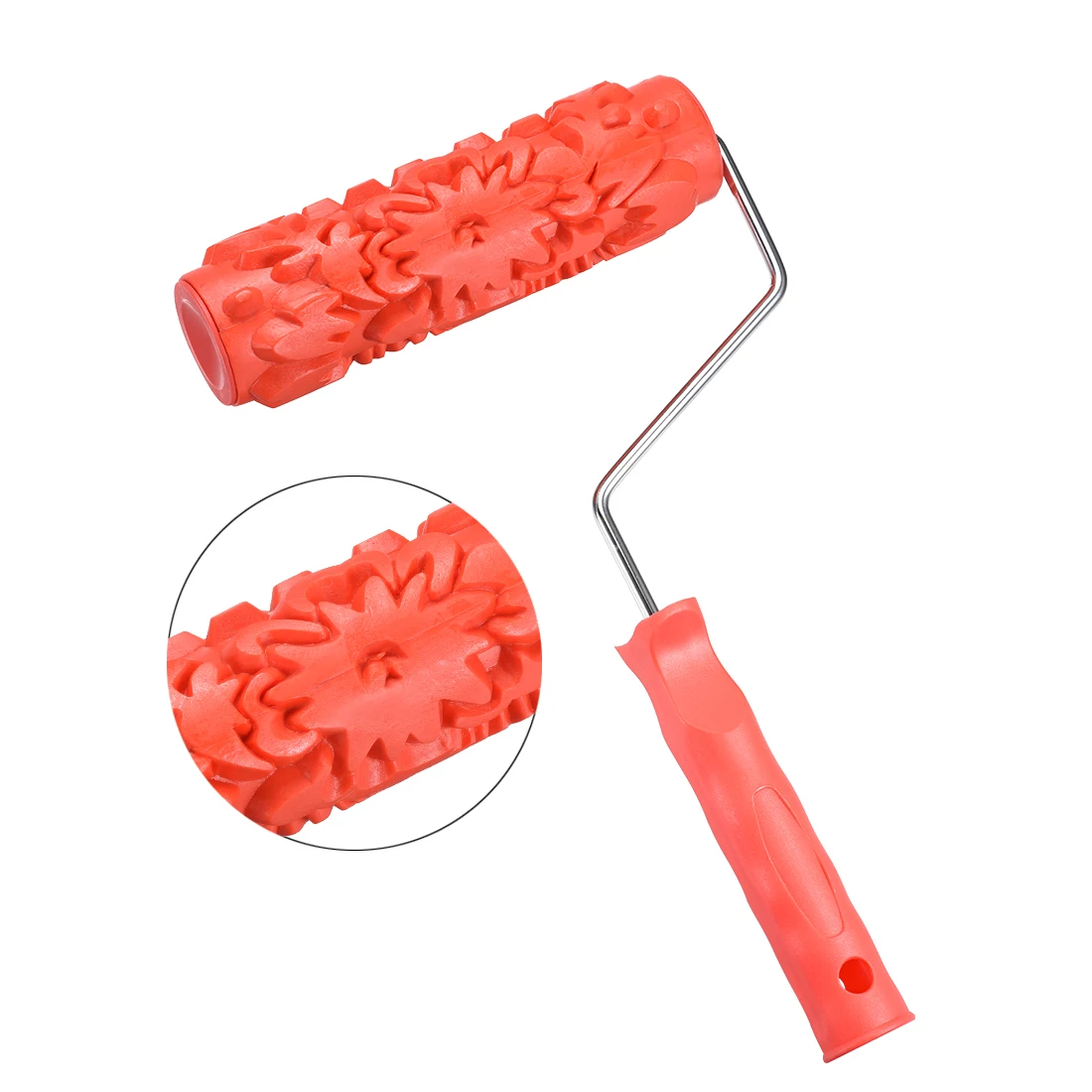 uxcell Red Wood Pattern Painting Roller 7 inch 178 x 54mm LxD Rubber Wood Grain Tool with Handle EG245T
uxcell Red Wood Pattern Painting Roller 7 inch 178 x 54mm LxD Rubber Wood Grain Tool with Handle EG245T