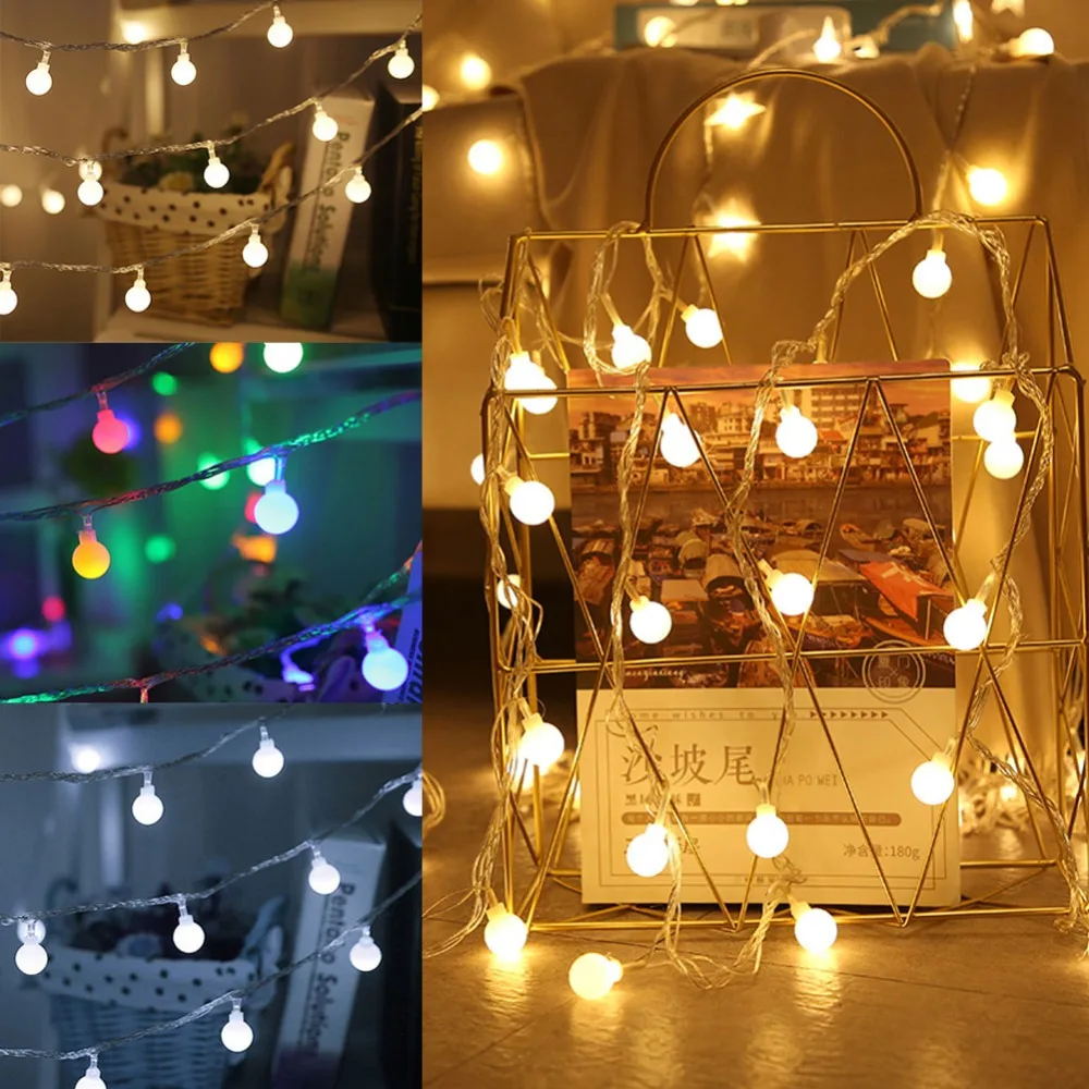 Fairy Garland Lights Warm Light Star Round Lantern LED Lights String Kids Room Decor Home Festive Christmas Party Home Decor
Fairy Garland Lights Warm Light Star Round Lantern LED Lights String Kids Room Decor Home Festive Christmas Party Home Decor