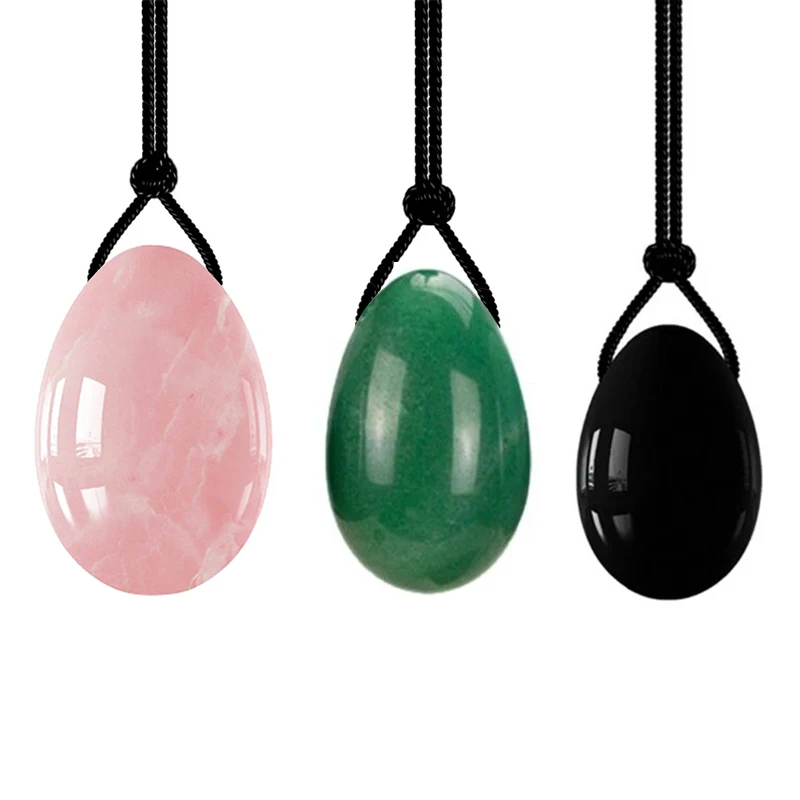 Rose Quartz Yoni Egg Set Natural Stone Vaginal Tighten Ball Exerciser Kegel Exercise Balls Obsidian Pelvic Muscle Firming Tool
Rose Quartz Yoni Egg Set Natural Stone Vaginal Tighten Ball Exerciser Kegel Exercise Balls Obsidian Pelvic Muscle Firming Tool