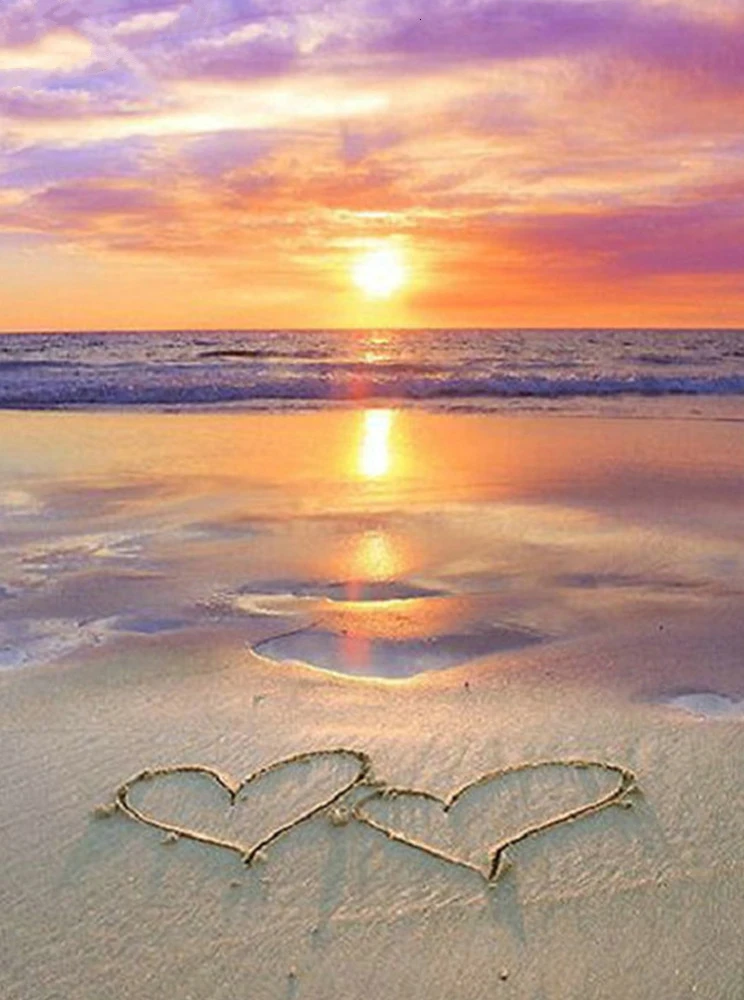 Набор для алмазной вышивки крестиком JMINE Div, картина 5D с любящим сердцем, закатом на пляже, полностью алмазная живопись, высокое качество
Набор для алмазной вышивки крестиком JMINE Div, картина 5D с любящим сердцем, закатом на пляже, полностью алмазная живопись, высокое качество