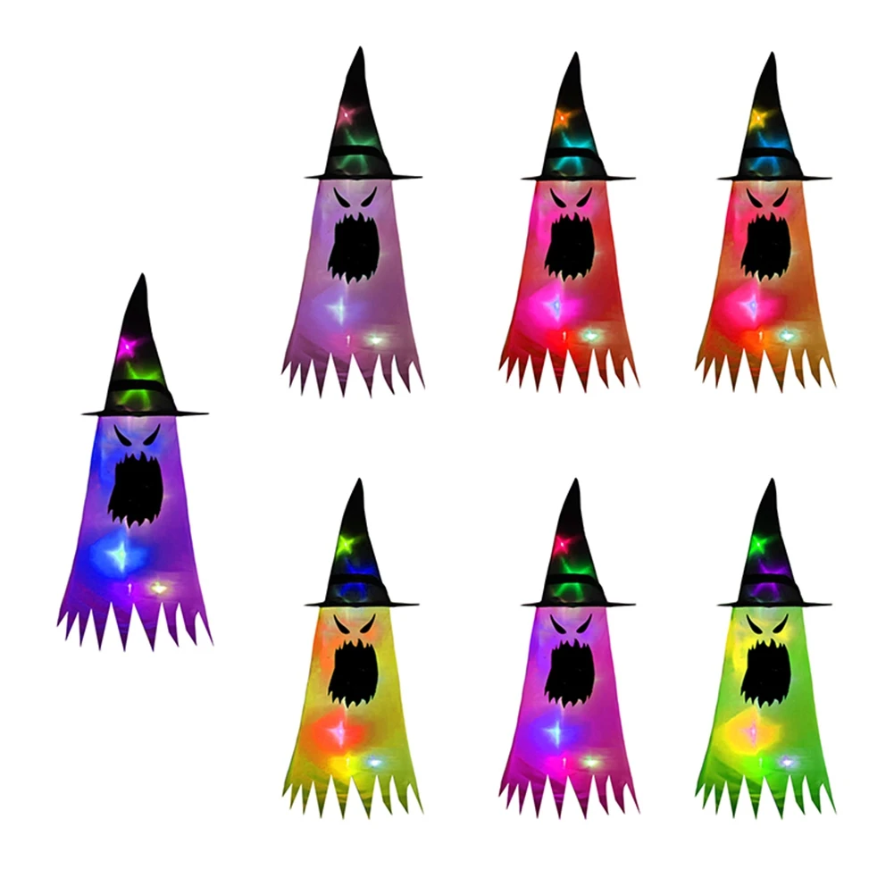 Newest Halloween LED Lighted Witch Hats String Battery Operated Garden Party Decor Glowing Ghost Shining Caps Supplies
Newest Halloween LED Lighted Witch Hats String Battery Operated Garden Party Decor Glowing Ghost Shining Caps Supplies