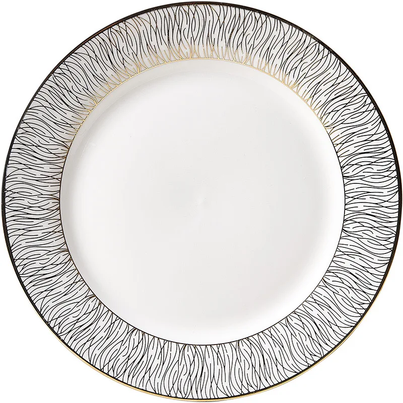 Royal Creative Ceramic Snack Art Plate White Fruit Plate Golden Tray Cake Trinket Dish Food Cooking Pattern Assiette Tray EH50PL
Royal Creative Ceramic Snack Art Plate White Fruit Plate Golden Tray Cake Trinket Dish Food Cooking Pattern Assiette Tray EH50PL