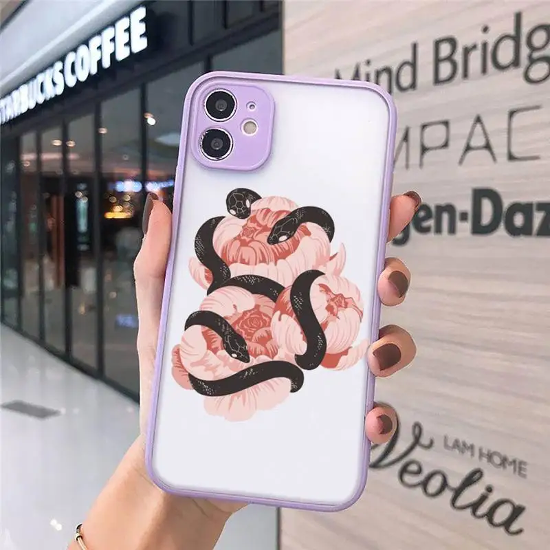 Hand Snake Flower Snake Painting Phone Case matte transparent For iphone 7 8 11 12 plus mini x xs xr pro max cover 
Hand Snake Flower Snake Painting Phone Case matte transparent For iphone 7 8 11 12 plus mini x xs xr pro max cover