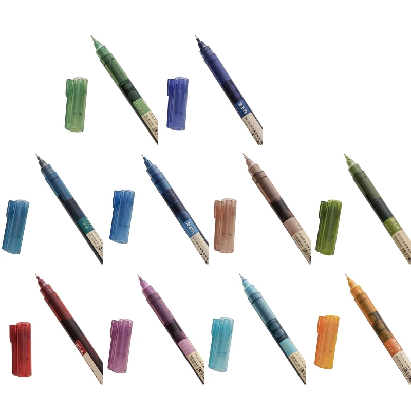2022 Colored Drawing Pen Rolling Ink Pen 0.5mm Rollerball Pen Visible Pen Tube 10 Colors Optional for student Children School
2022 Colored Drawing Pen Rolling Ink Pen 0.5mm Rollerball Pen Visible Pen Tube 10 Colors Optional for student Children School