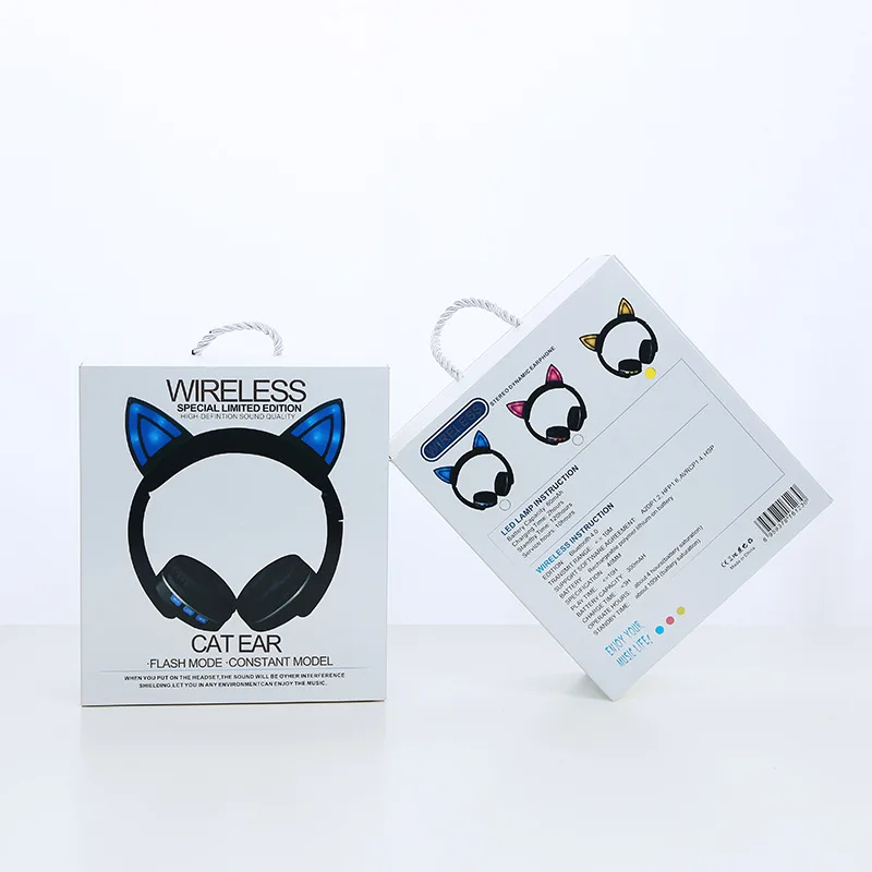 Cute Glowing LED Cat Ear Headphones Kids Bluetooth 5.0 Headset Sports Hifi Earphone Light Controlled Cool Wireless Headband Boys
Cute Glowing LED Cat Ear Headphones Kids Bluetooth 5.0 Headset Sports Hifi Earphone Light Controlled Cool Wireless Headband Boys