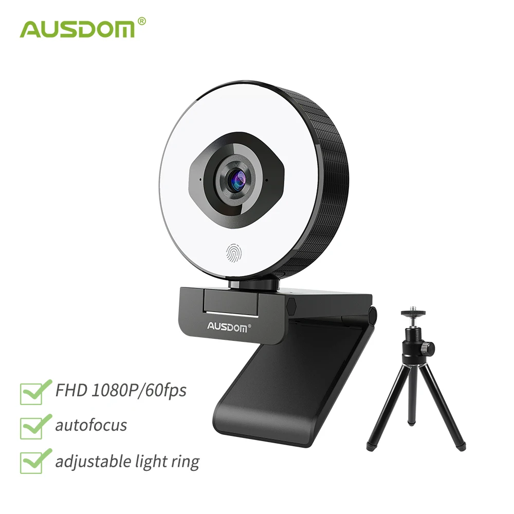 Веб-камера AUSDOM AF660 FHD 1080P 60FPS, автофокус, 75 градусов, потоковая камера с регулируемым штативом для прямой трансляции
Веб-камера AUSDOM AF660 FHD 1080P 60FPS, автофокус, 75 градусов, потоковая камера с регулируемым штативом для прямой трансляции