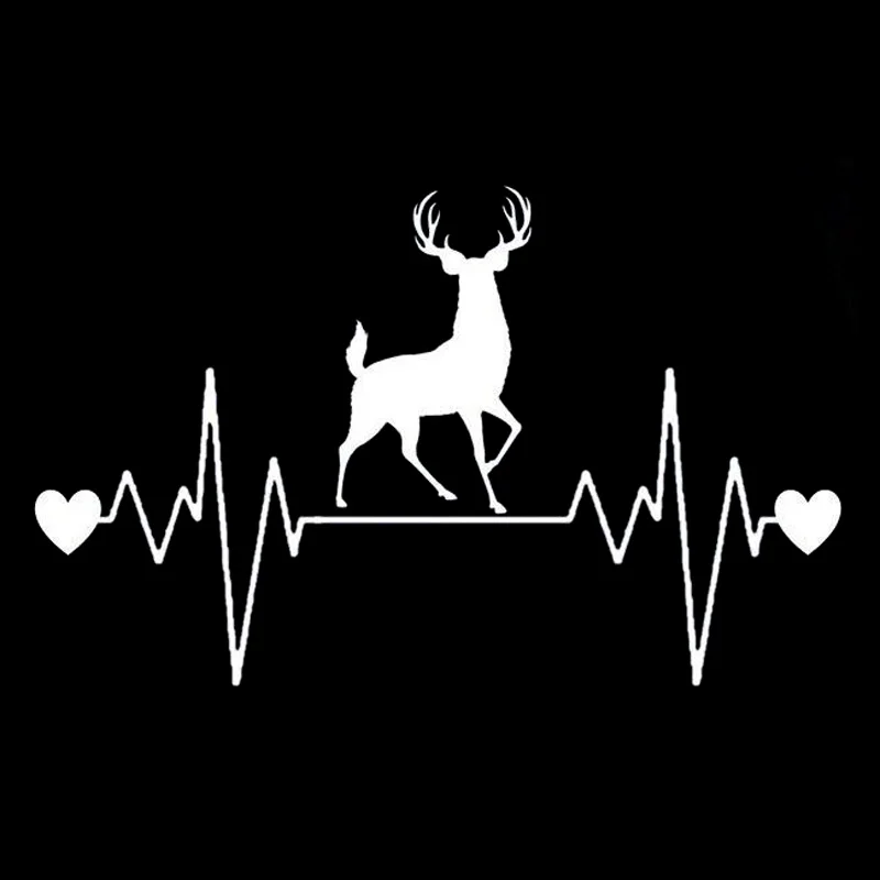 1 PCS 16.2CM*10CM Deer Hunting Heartbeat LifelineVinyl Black/Silver Decoration Car Sticker for Lada Stickers
1 PCS 16.2CM*10CM Deer Hunting Heartbeat LifelineVinyl Black/Silver Decoration Car Sticker for Lada Stickers
