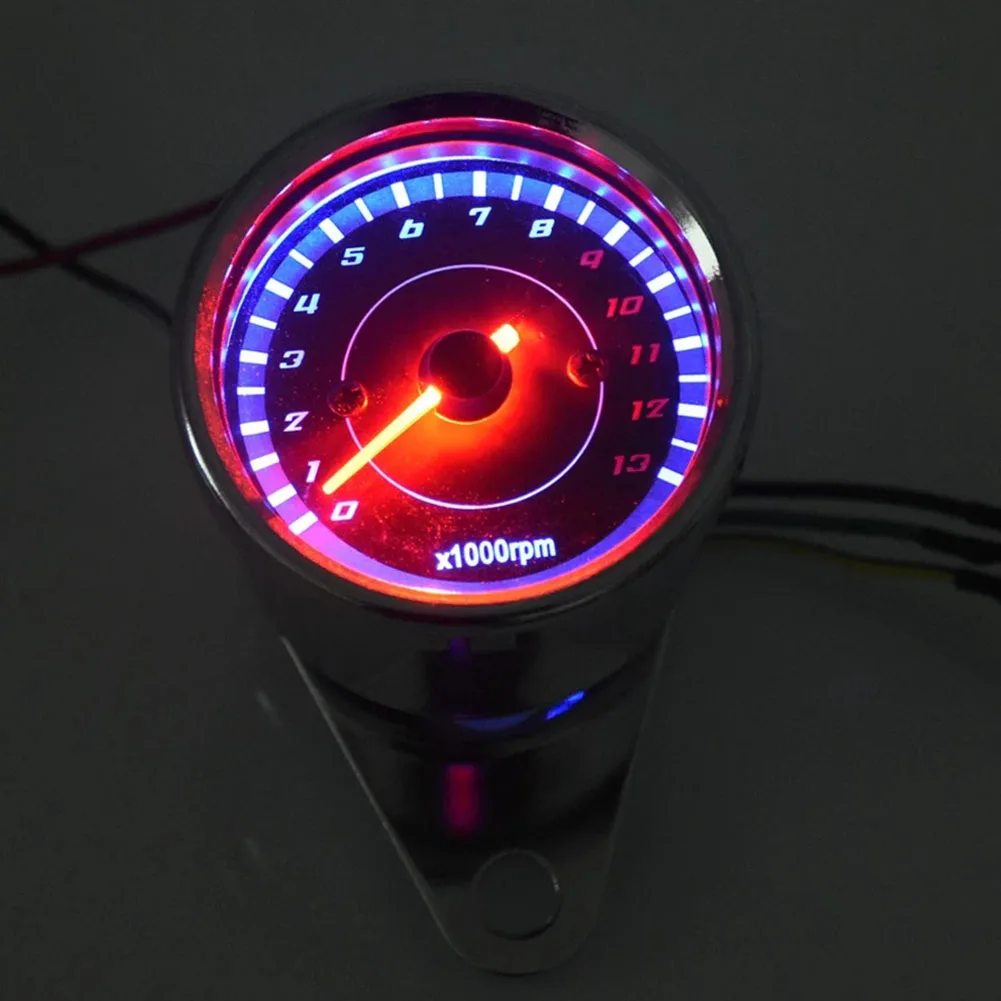 LED Backlight Motorcycle Tachometer Meter Tachometer Gauge Rev Counter 0-13000 RPM Universal Universal for 4 Stroke Motorcycles
LED Backlight Motorcycle Tachometer Meter Tachometer Gauge Rev Counter 0-13000 RPM Universal Universal for 4 Stroke Motorcycles