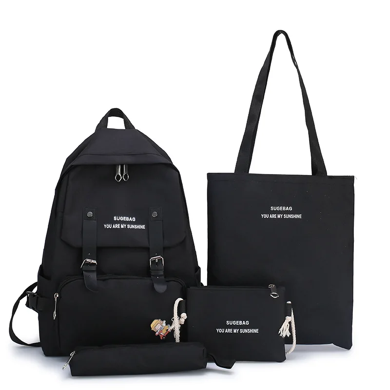 5Piece Set Kawaii Schoolbags for Teenage Girls Women Backpack New Canvas Travel Back pack Student notebook Bookbags Schoolbag
5Piece Set Kawaii Schoolbags for Teenage Girls Women Backpack New Canvas Travel Back pack Student notebook Bookbags Schoolbag