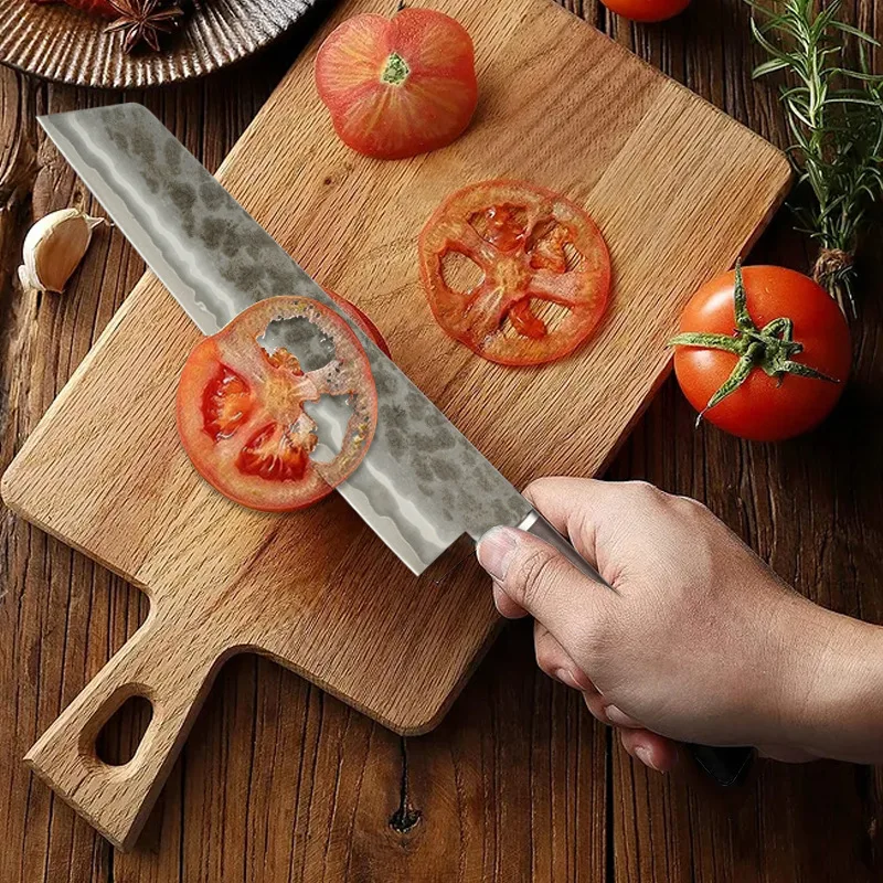 Бытовые кухонные ножи, острый нож из нержавеющей стали для резки мяса, нож для нарезки фруктов, особый нож для шеф-повара
Бытовые кухонные ножи, острый нож из нержавеющей стали для резки мяса, нож для нарезки фруктов, особый нож для шеф-повара