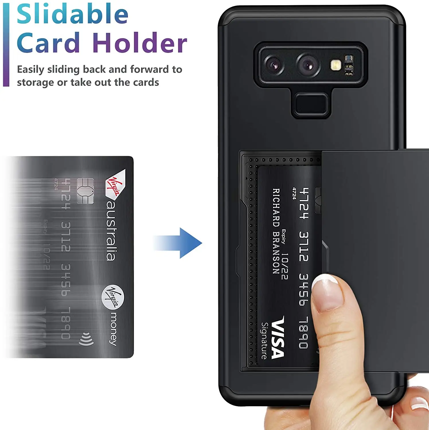 for Samsung Galaxy Note9 Note 9 Wallet Credit Card Holder ID Slot Case Phone Back Cover Cover Coque Funda Bumper GalaxyNote9
for Samsung Galaxy Note9 Note 9 Wallet Credit Card Holder ID Slot Case Phone Back Cover Cover Coque Funda Bumper GalaxyNote9