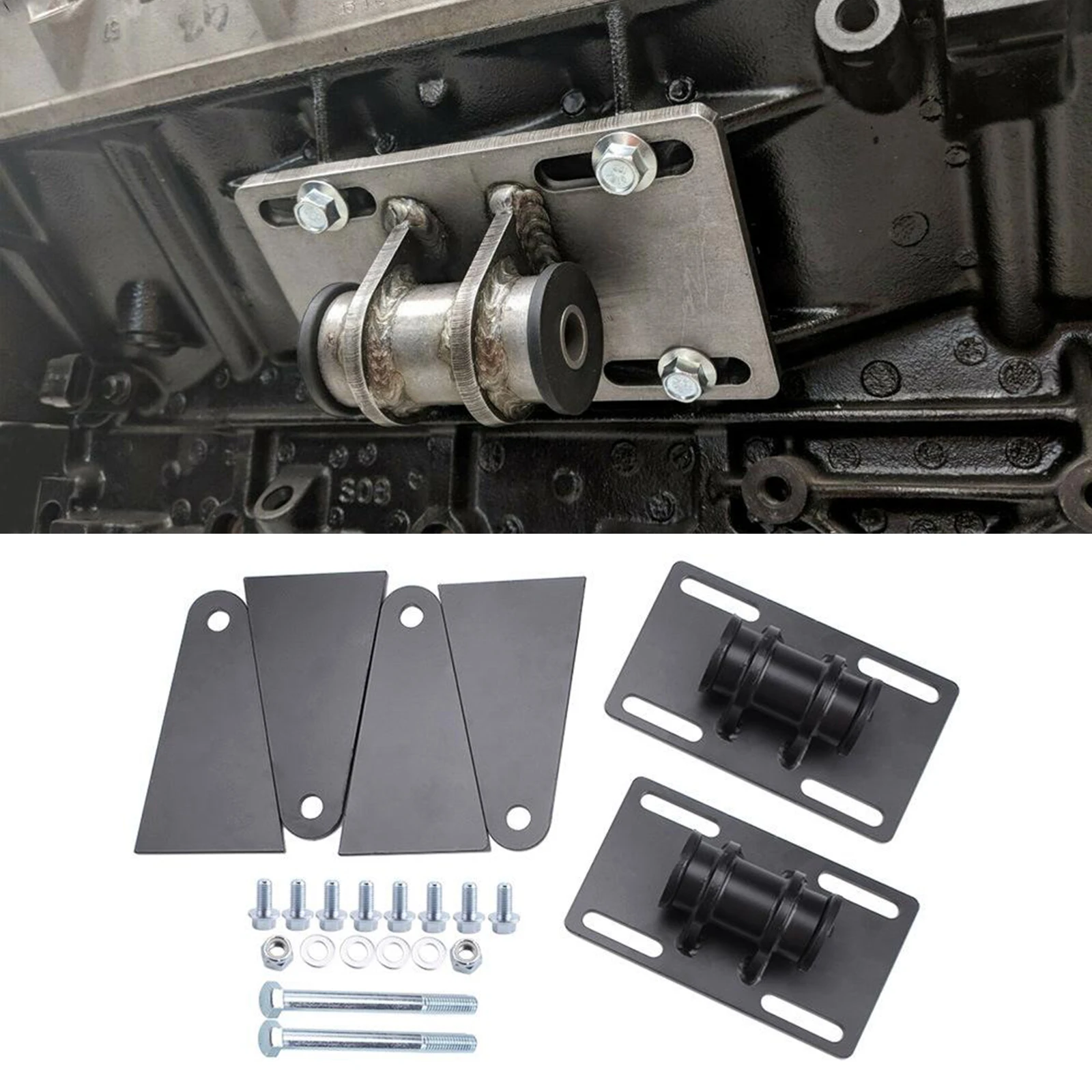 EM1019 Car Engine Mounts Universal Adjustable Weldable Cut To Fit for LS Swap Conversion 5.3
EM1019 Car Engine Mounts Universal Adjustable Weldable Cut To Fit for LS Swap Conversion 5.3