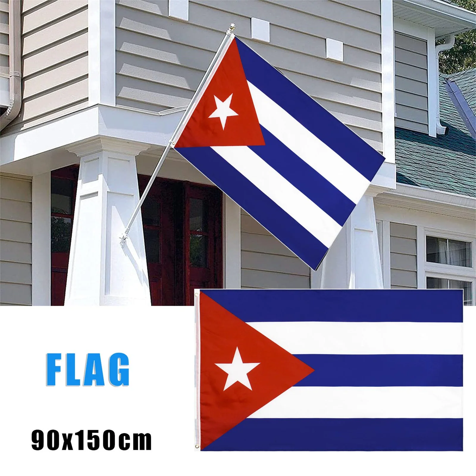New Cuba Flag 3x5 Foot Polyester Cuban National Flags with Metal Grommets Garden Yard Outdoor Decoration
New Cuba Flag 3x5 Foot Polyester Cuban National Flags with Metal Grommets Garden Yard Outdoor Decoration