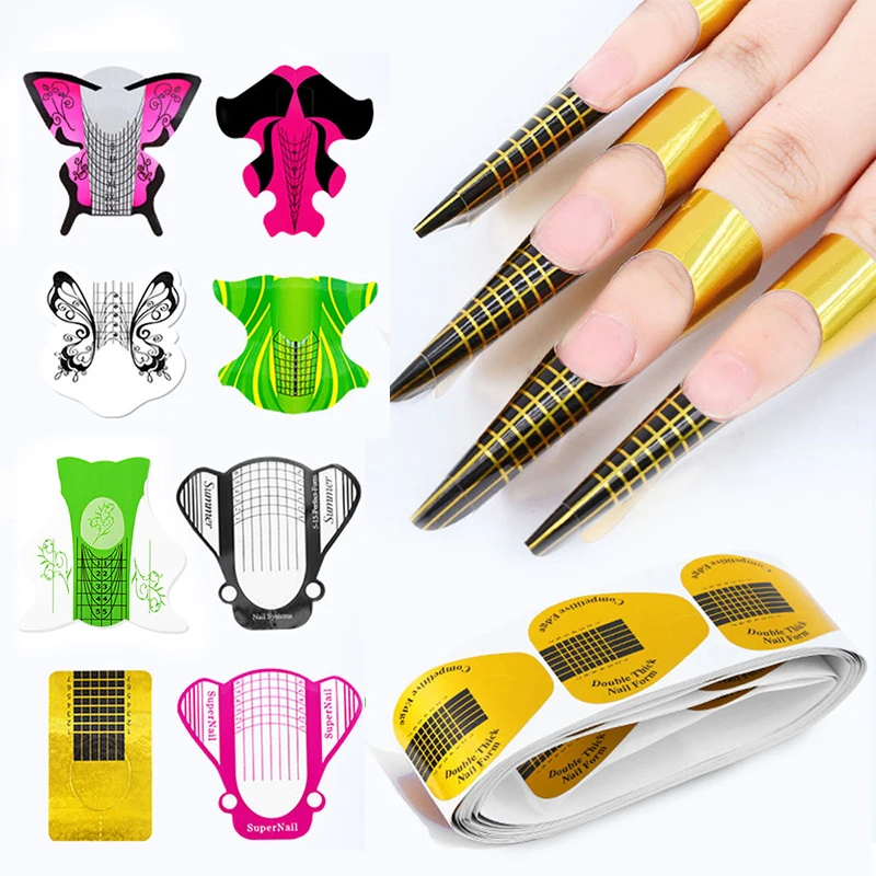 100Pcs Acrylic French Nails Tips Extension Stencil Guide Stickers Nail Art UV Gel Tips Extension Builder Form For Manicure Tools
100Pcs Acrylic French Nails Tips Extension Stencil Guide Stickers Nail Art UV Gel Tips Extension Builder Form For Manicure Tools