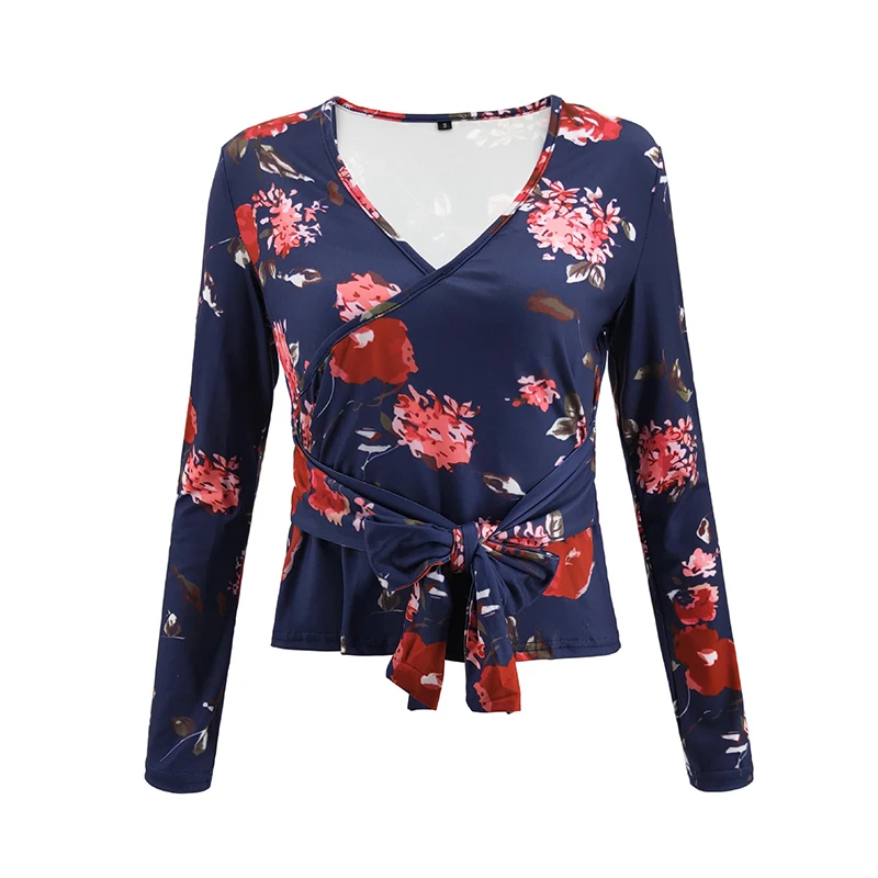 Printed Long-sleeved V-neck Lace-up Fashion Casual Top Blouse 2020 Summer Shirt New Elegant Womens Tops and Blouses
Printed Long-sleeved V-neck Lace-up Fashion Casual Top Blouse 2020 Summer Shirt New Elegant Womens Tops and Blouses