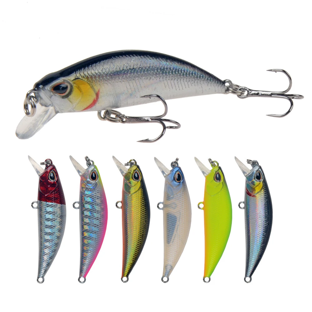 5g/5.5cmMini Minnow Wobblers Floating Fishing Lures Minnow Crankbait Artificial Hard Swimbait Fish Lure Pike Wobblers
5g/5.5cmMini Minnow Wobblers Floating Fishing Lures Minnow Crankbait Artificial Hard Swimbait Fish Lure Pike Wobblers