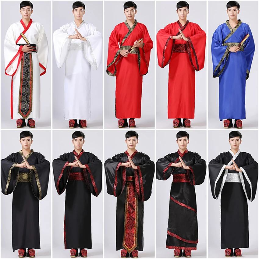 

Мужская Оригинальная китайская одежда, старый костюм, праздничный наряд, одежда для выступления на сцене, костюмы для народных танцев