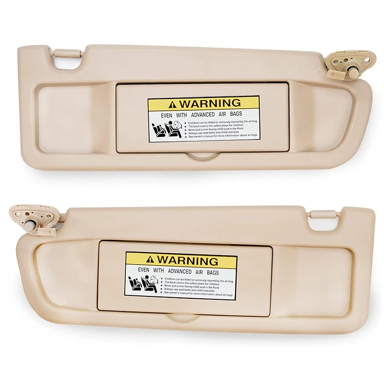 Left Driver & Right Passenger Side Sun Visor Compatible with for 2006-2011 Honda Civic Replaces (Pair,Beige)
Left Driver & Right Passenger Side Sun Visor Compatible with for 2006-2011 Honda Civic Replaces (Pair,Beige)