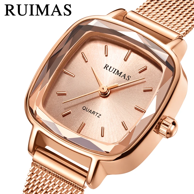 Ruimas Fashion Lady Quartz Watch Waterproof 2020 New Light Luxury Luxury Simple Small Temperament
Ruimas Fashion Lady Quartz Watch Waterproof 2020 New Light Luxury Luxury Simple Small Temperament