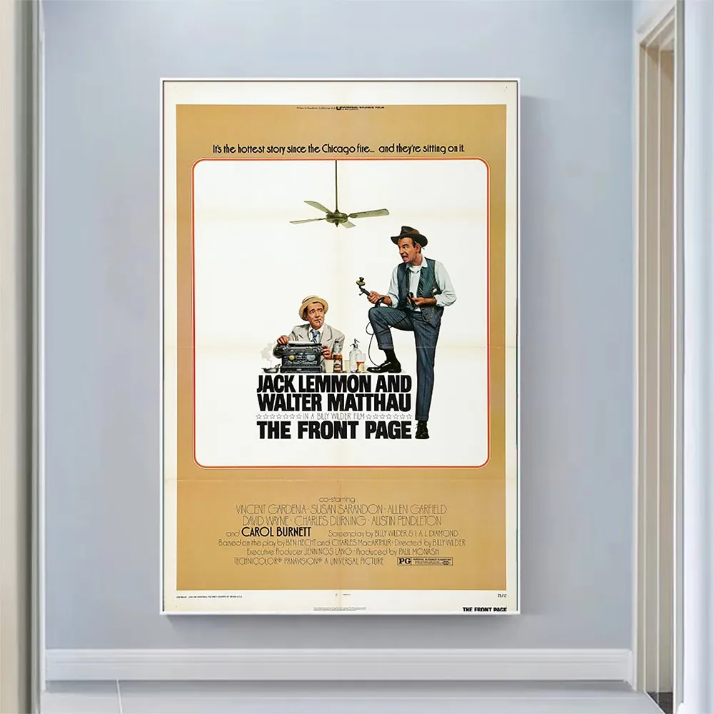 2783 The Front Page (2) Vintage Classic Movie Wall Silk Cloth HD Poster Art Home Decoration Gift
2783 The Front Page (2) Vintage Classic Movie Wall Silk Cloth HD Poster Art Home Decoration Gift