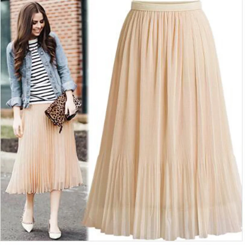 ZEBEEN High Waist Pleated Skirt for Women 2021 Summer Swing A-LINE Solid Fashion Casual Classic Mid-length Skirts Female
ZEBEEN High Waist Pleated Skirt for Women 2021 Summer Swing A-LINE Solid Fashion Casual Classic Mid-length Skirts Female