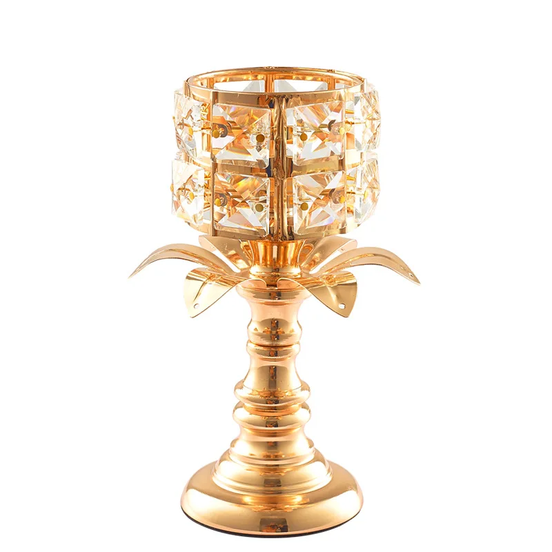 Creative Practical Gold Luxury Candle Holders Pillar Romantic Crystal Windproof Candelabra Chandelier Bougeoir Home Decor EC50LL
Creative Practical Gold Luxury Candle Holders Pillar Romantic Crystal Windproof Candelabra Chandelier Bougeoir Home Decor EC50LL