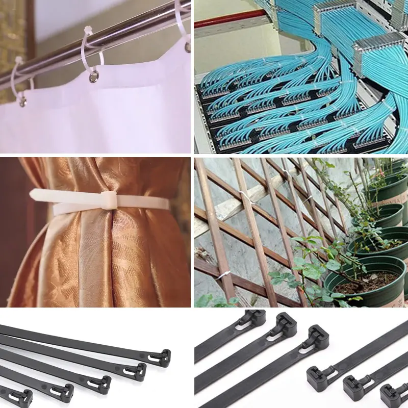 Self-Locking Plastic Nylon Wire Cable Zip Ties 100pcs Black or white Cable Ties Fasten Loop Cable Various Specifications
Self-Locking Plastic Nylon Wire Cable Zip Ties 100pcs Black or white Cable Ties Fasten Loop Cable Various Specifications