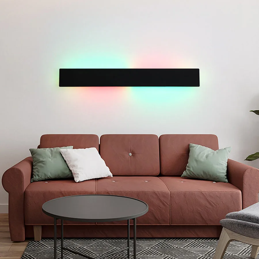 Nordic Minimalism RGB LED Wall Lamp With Remote Control Indoor Background Wall Light Bedside Living Room Home Party Decor Light
Nordic Minimalism RGB LED Wall Lamp With Remote Control Indoor Background Wall Light Bedside Living Room Home Party Decor Light