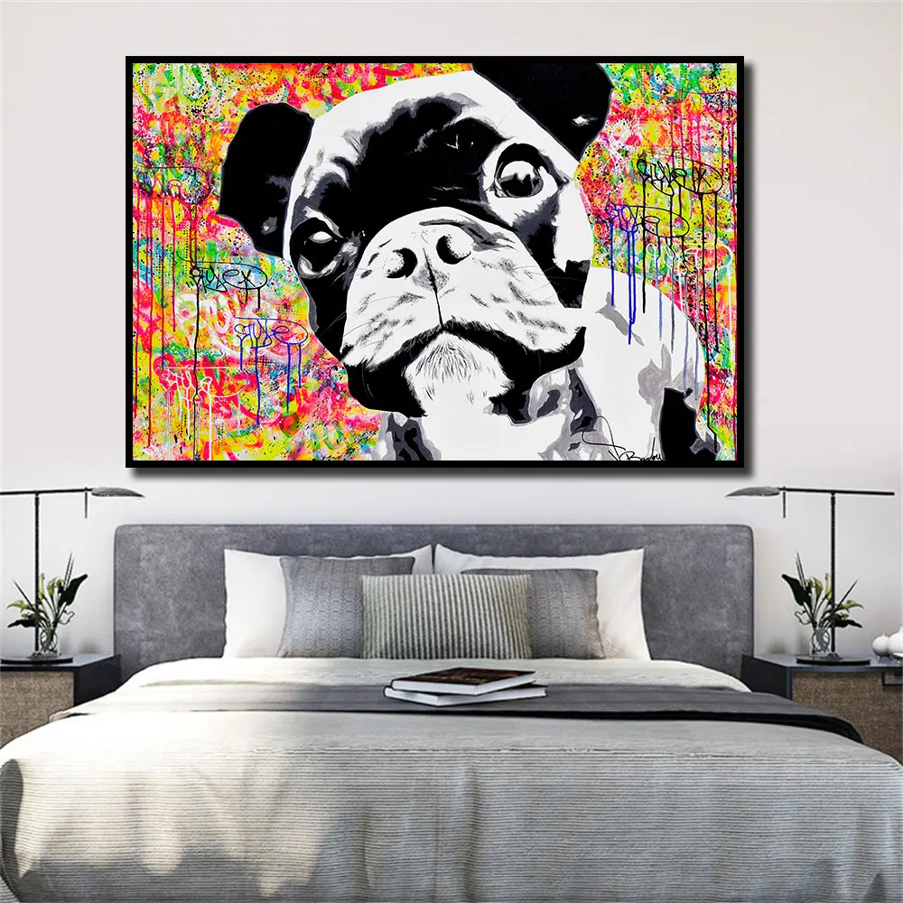 Black and White Dog Graffiti Canvas Paintings Wall Art Posters And Prints Modern Abstract Style Picture For Room Home Decor
Black and White Dog Graffiti Canvas Paintings Wall Art Posters And Prints Modern Abstract Style Picture For Room Home Decor
