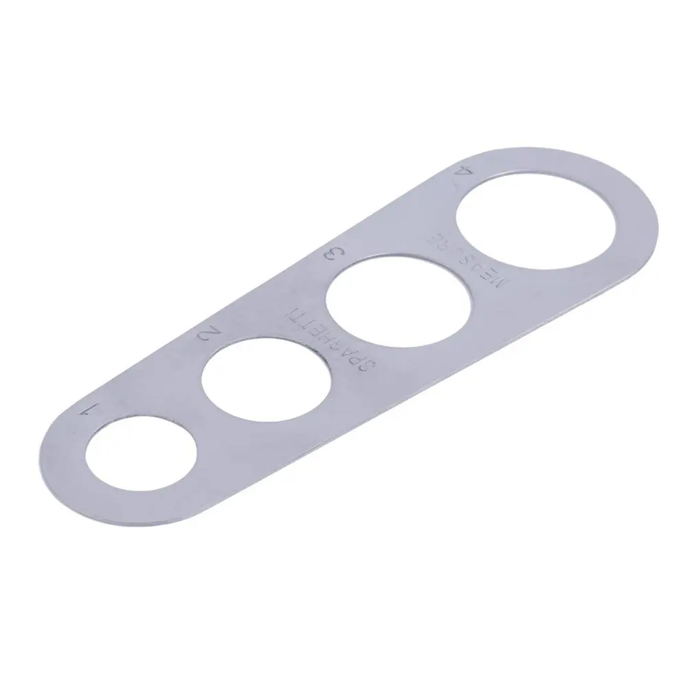 Stainless Steel Pasta Spaghetti Measurer Measure Tool Kitchen Gadget Durable
Stainless Steel Pasta Spaghetti Measurer Measure Tool Kitchen Gadget Durable