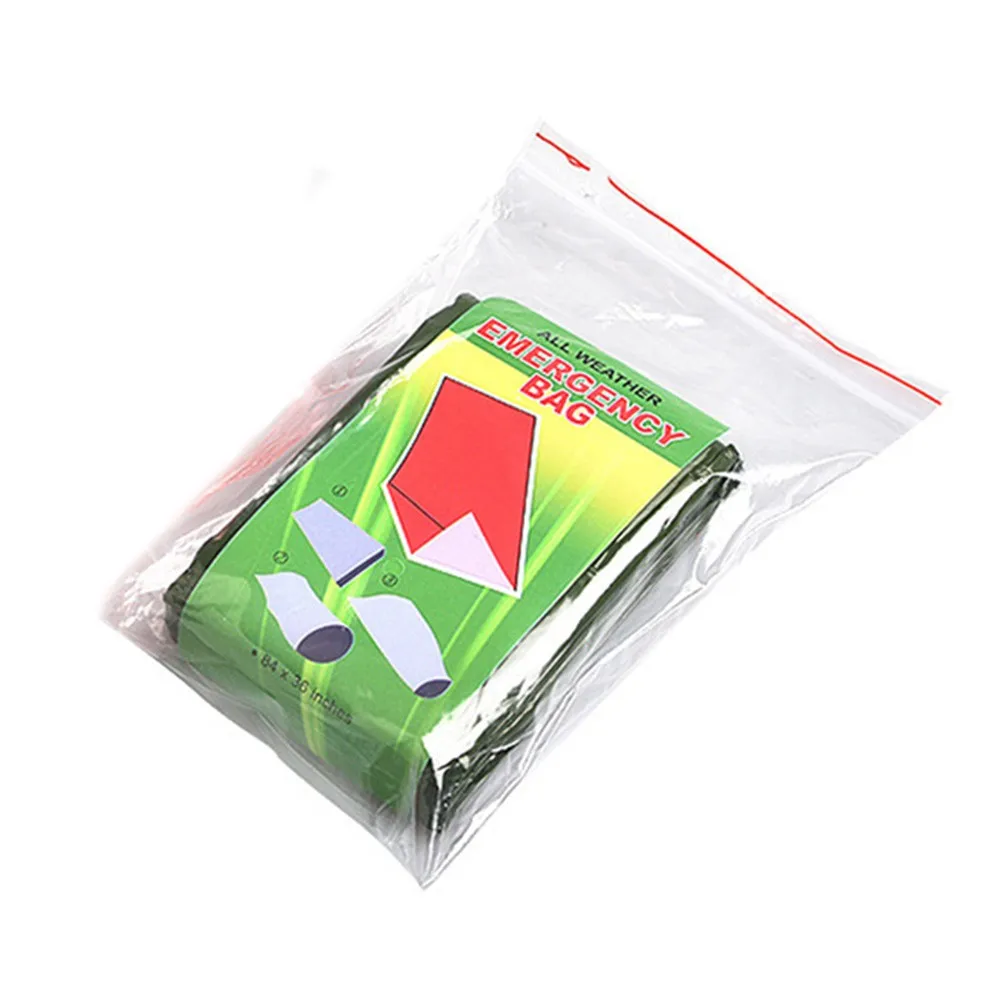 1PC PE Aluminum Emergency Life-saving Escape Sleeping Bag Army Greenwith Storage For Camping Hiking Emergency Kits
1PC PE Aluminum Emergency Life-saving Escape Sleeping Bag Army Greenwith Storage For Camping Hiking Emergency Kits
