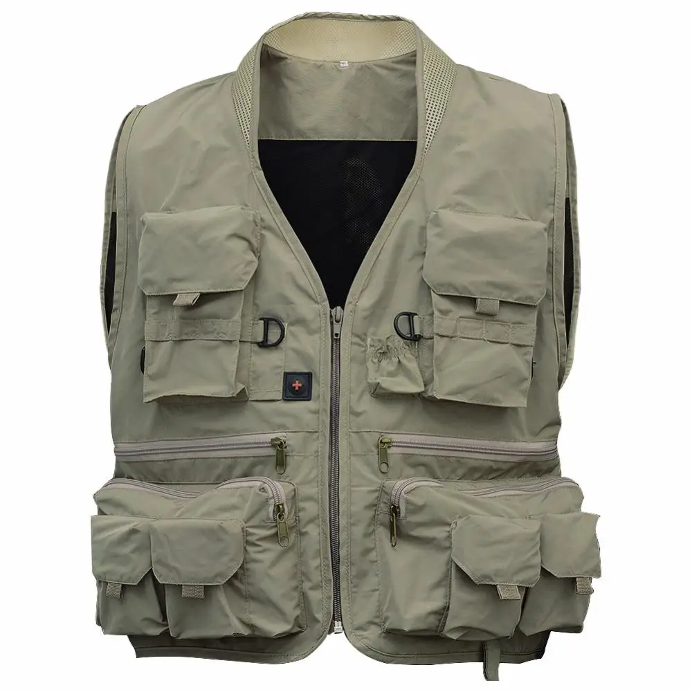 1 Pcs Men's Multifunction Pockets Travels Sports Fishing Vest Outdoor Vest L Khaki Fishing Apparel
1 Pcs Men's Multifunction Pockets Travels Sports Fishing Vest Outdoor Vest L Khaki Fishing Apparel