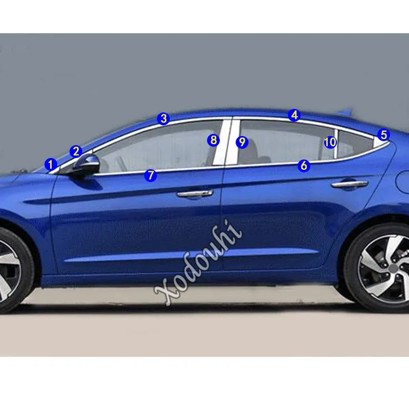 Car Stainless Steel Glass Window Garnish Pillar Middle Column Trim Stick For Hyundai Elantra Avante 2016 2017 2018 2019 2020
Car Stainless Steel Glass Window Garnish Pillar Middle Column Trim Stick For Hyundai Elantra Avante 2016 2017 2018 2019 2020