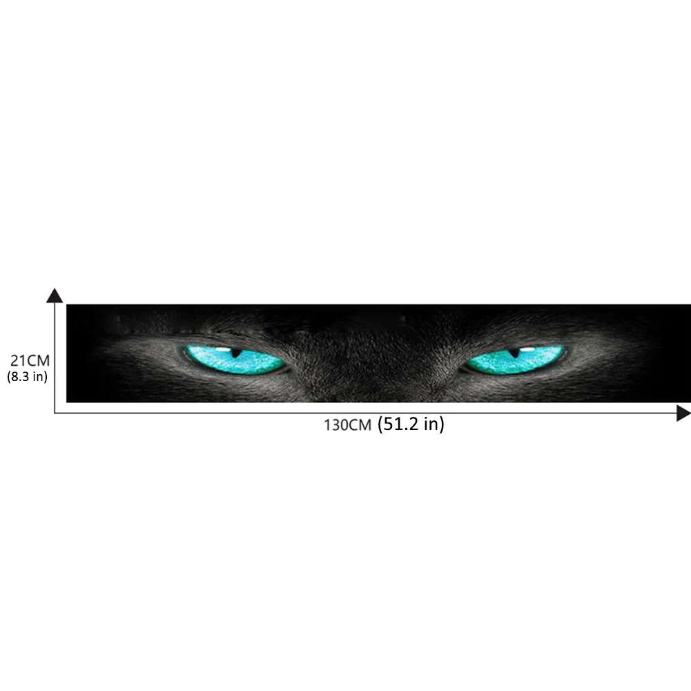 Car Front Windshield Sticker Rear Auto 3D Sunshade Stickers Terrorist Decor Front File Wolf Cat Eyes Sticker Decorative 130*21cm
Car Front Windshield Sticker Rear Auto 3D Sunshade Stickers Terrorist Decor Front File Wolf Cat Eyes Sticker Decorative 130*21cm