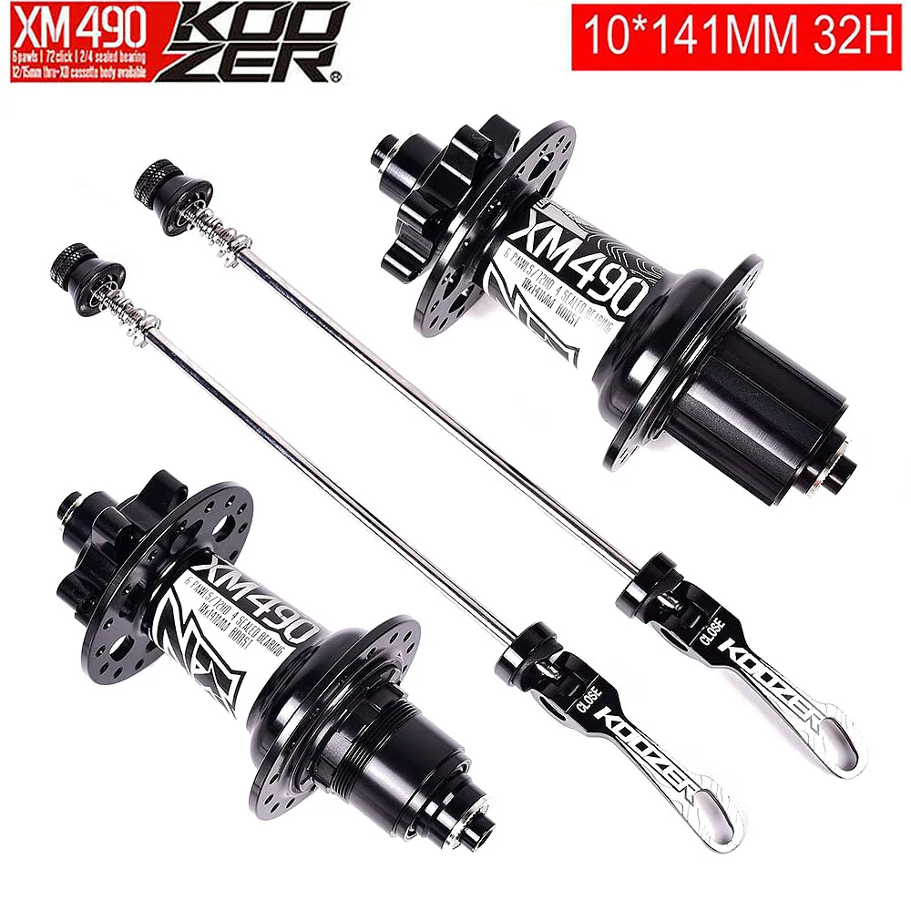 KOOZER MTB велосипед 141 Задняя Ступица XD quick release 32 отверстия 4 подшипника 72 кольца 8 9 10 11