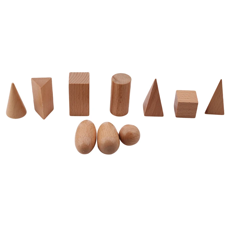 2020 Baby Montessori Materials Sensorial Toys 10Pcs/Lot Wood Blocks Kids Educational Wooden Geometric Shapes Blocks Set
2020 Baby Montessori Materials Sensorial Toys 10Pcs/Lot Wood Blocks Kids Educational Wooden Geometric Shapes Blocks Set