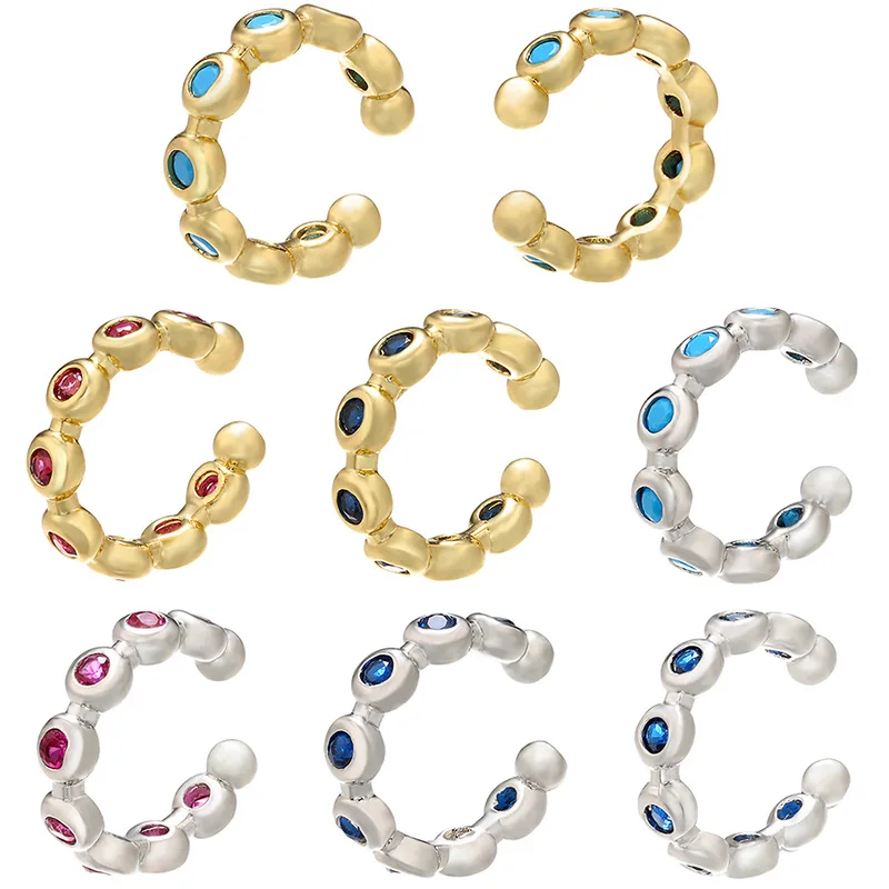 2022 New Metal Classic Geometric Women Clip Earrings European Fashion Circle Earbone Shiny Clear Crystal Clip Earrings Jewelry
2022 New Metal Classic Geometric Women Clip Earrings European Fashion Circle Earbone Shiny Clear Crystal Clip Earrings Jewelry
