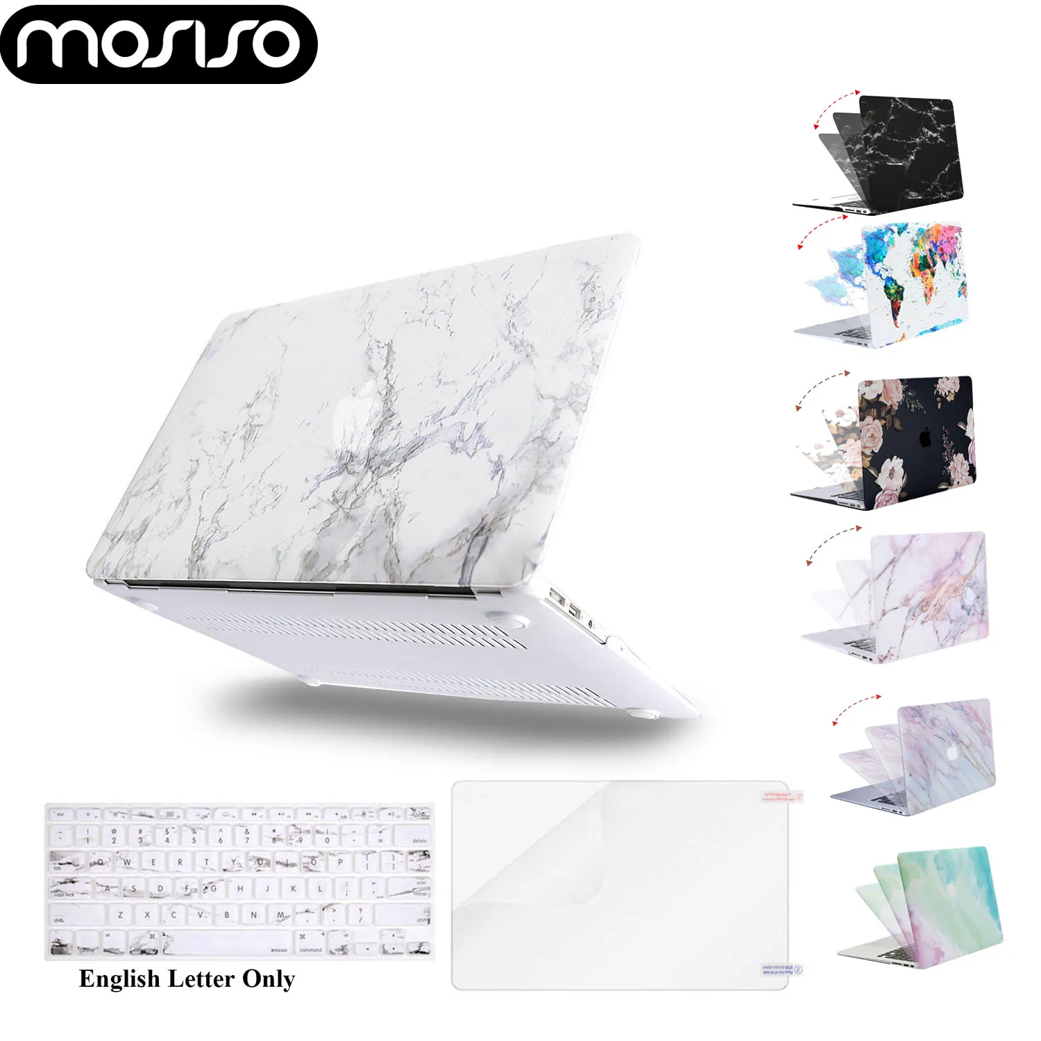 Жесткий чехол MOSISO для ноутбука Macbook Pro 13 сенсорная панель A1706 A1708 A1989 Mac Air дюймов 2017
