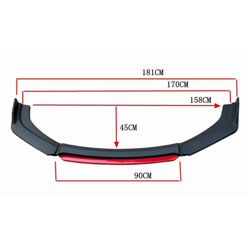 Voiture Araba Aksesuar Protector Sticker Car Accessories Exterior Front Bumper Lip Spoiler Auto Universal Styling Moulding
Voiture Araba Aksesuar Protector Sticker Car Accessories Exterior Front Bumper Lip Spoiler Auto Universal Styling Moulding