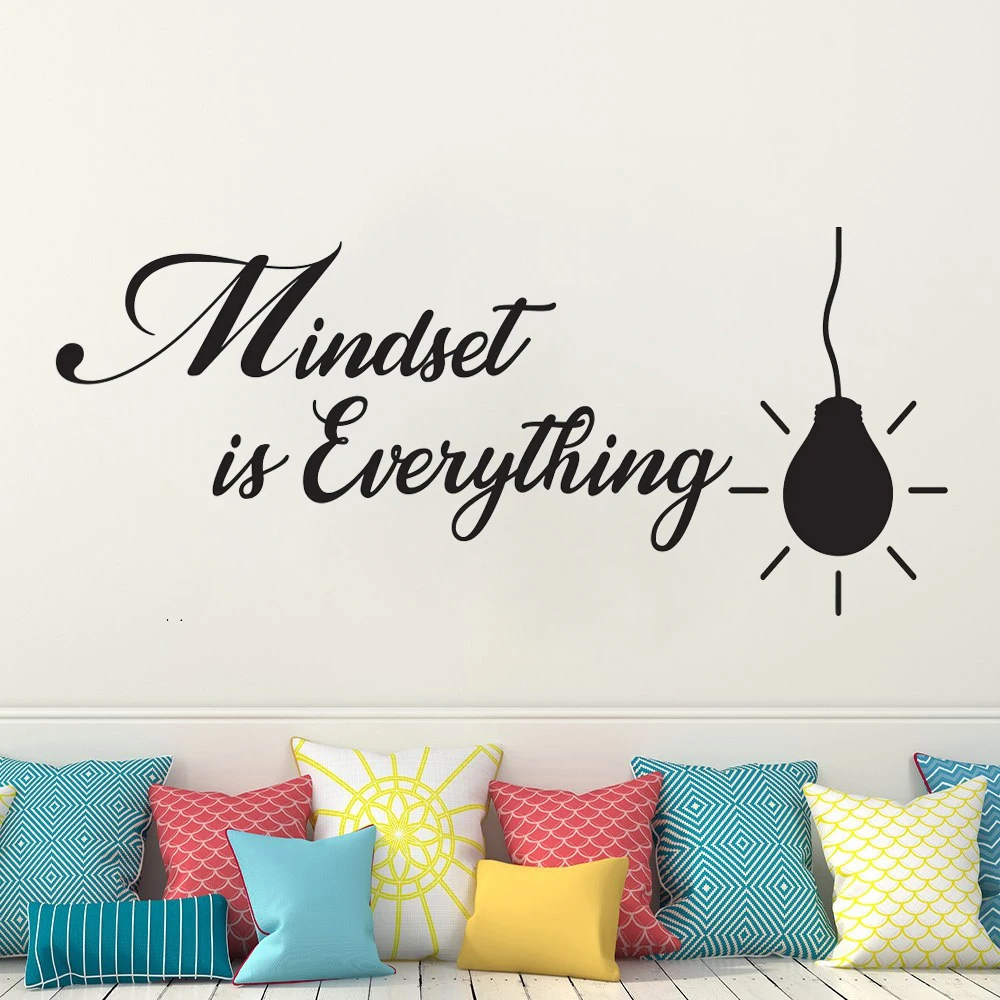 Bulb Wall Decals Mentality Is Everything Quotes Stickers Vinyl School Classroom Office Decor Inspirational Phrase Mural DW21167
Bulb Wall Decals Mentality Is Everything Quotes Stickers Vinyl School Classroom Office Decor Inspirational Phrase Mural DW21167