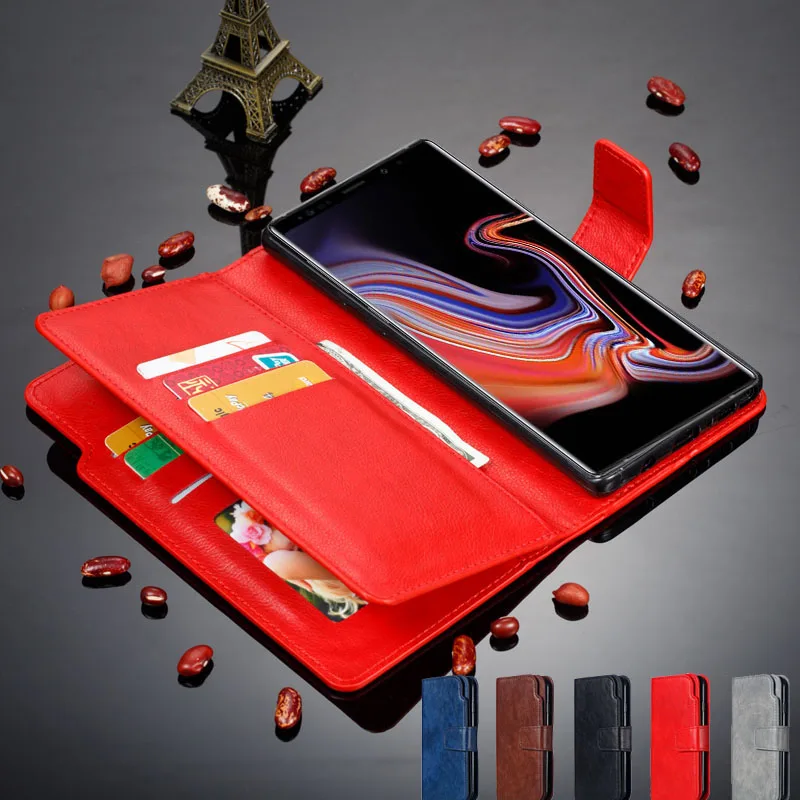 Кожаный чехол книжка для Samsung Galaxy Note 8 9 10 pro A10S a20s M30S M10 20 40 A70S 80 90 60 10e 20E 50 70 роскошный