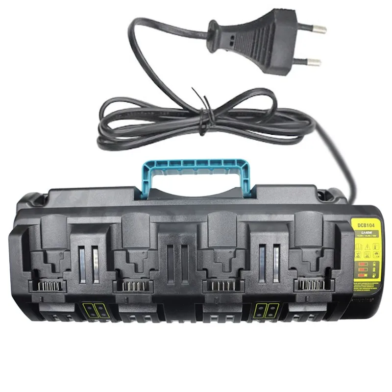 4-Port 12/20V MAX Li-ion Charger For Dewalt DCB102 DCB104 DCB204 DCB205-2 Power Tools Battery Charger For DEWALT 12V-20V Battery
4-Port 12/20V MAX Li-ion Charger For Dewalt DCB102 DCB104 DCB204 DCB205-2 Power Tools Battery Charger For DEWALT 12V-20V Battery